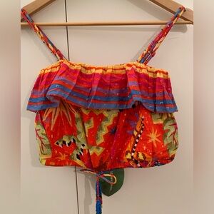 New with Tags Farm Rio Magic Forest Crop Top (XS)